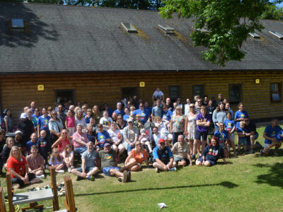 Barnstondale families gathered together